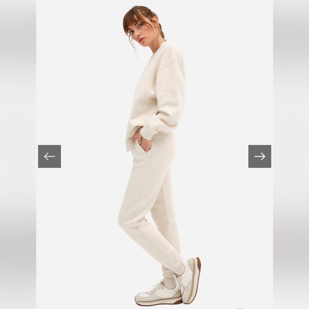 Women's Cream Joggers